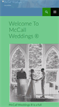 Mobile Screenshot of mccallweddings.com
